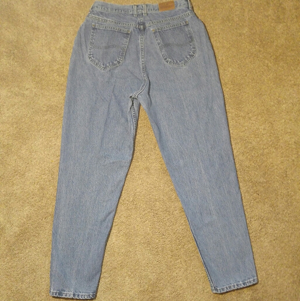 Vintage 90s Mom Jeans Medium Stonewash 30x30 - Picture 6 of 10